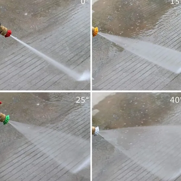 Högtryckstvätt pistol, med 5 färgade snabbkopplingsmunstycken M22-14 slanganslutning