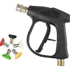 Online Högtryckstvätt Pistol med 5 Vattenmunstycken, 3000 Psi, Högtryckspistol M22 Yttergänga Lämplig För Mekanisk Utrustning, Golv, Väggar, Fönster An