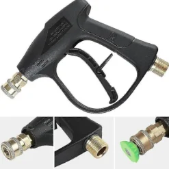 Online Högtryckstvätt Pistol med 5 Vattenmunstycken, 3000 Psi, Högtryckspistol M22 Yttergänga Lämplig För Mekanisk Utrustning, Golv, Väggar, Fönster An