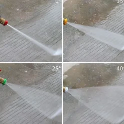 Best Högtryckstvätt pistol, med 5 färgade snabbkopplingsmunstycken M22-14 slanganslutning