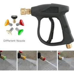 Best Högtryckstvätt pistol, med 5 färgade snabbkopplingsmunstycken M22-14 slanganslutning