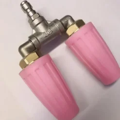 Clearance Högtryckstvätt Rotations Dubbel Turbo Munstycke Spray Spets 1/4Tum 4000PSI Ersättningsmunstycke Spray Spets