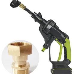 Outlet Högtryckstvätt Swivel Joint Mässing Han M22 Slangadapter för Bilrengöring Vattenpistol 14mm Invändig Gänga Koppling