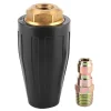 Outlet Högtryckstvätt Turbo Munstycke 3600 PSI 1/4 Tum Roterande Spray Snabbkoppling Rengöringsverktyg 3.0 GPM