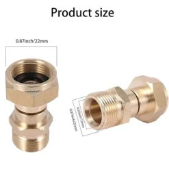 Outlet Högtryckstvätt Vridkoppling, Fri till Slangkoppling, Anti-Twist Metrisk M22 14Mm Anslutning, 3000 Psi-B14