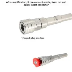 New FJORD Högtryckstvättadapter för KEW ALTO WAP CALM till 1/4 tums snabbkoppling