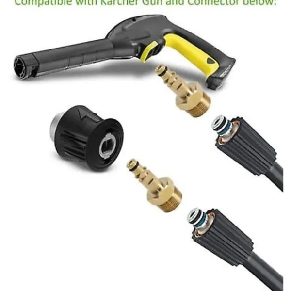 Outlet Högtryckstvättadapter M22 slangrör snabbkoppling för Kärcher K-serien_Överraskning