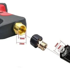 Sale BEBETTER Högtryckstvättkoppling, M22 x 15mm invändig gänga till M22 x 14mm utvändig gänga Snabbkoppling Högtryckstvätt Adapterdelar