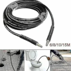 Best Högtryckstvättslang för Karcher K2 K3 K4 K5 K6 K7 (6m) - Ersättningsrengöringskit 6m/8m/10m/15m
