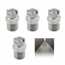New DUOZEA Högtryckstvättsmunstycke - - Rostfritt stål - 4-pack - 65 grader strålvinkel