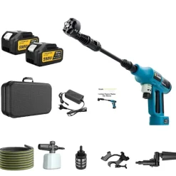 OEM Högtryckstvättspistol, 250 BAR tryck, 7L/min vattenflöde,2 Batteri 1 Kontakt