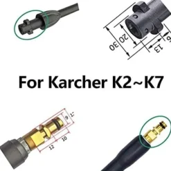 Online Högtryckstvättspistol Kompatibel med Karcher K2 K3 K4 K5 K6 K7[GPA]