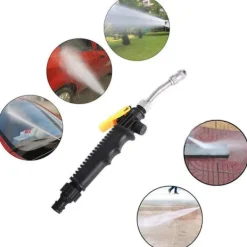 Clearance Högtrycksvattenpistol för biltvätt Justerbar dimma Plantskola Sprinkler Vattning Blommor Biltvätt