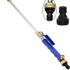 Högtrycksvattenpistol i metall, jettryckstvättpistol (gul)