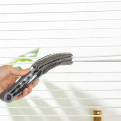 Himmelsblå 1 st ren mikrofiberduk borste fönsterrengöringsborste