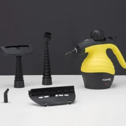 New HKOENIG handhållen ångtvätt - 4,2 bar max - Kapacitet 300 ml - Gul gult och svart Svart, Gul