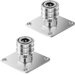 Hållare för skumpistol till högtryckstvätt, 1/4 tum snabbkoppling automatisk pistolhållare, rostfritt stål 2 st