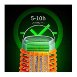 Hängande LED Mygglampa Elektrisk Flugavvisare Inomhuslampa Zapper USB Uppladdningsbar Utomhusvandring