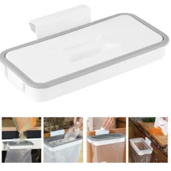 Sale Hängande soppåsställ Sopavfallshållare med lock för tillbehör för köksskåp