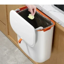 Best Hommy Hängande soptunna för kök korg med lock liten sopor återvinning vägg sopor