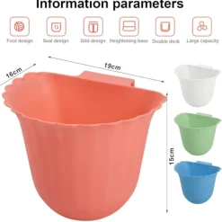 Hängande soptunna, 2-pack plast köksbänk hängande sopbehållare, mini kökshängande soptunna, lockfri förvaringsorganisatorlåda vägg (vit)