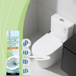 unbranded Hängande Toalettrengöringsboll - Tar Bort Fläckar, Kalk och Lukt - Ingen Skrubbning Krävs - Toalettrengöringsboll för Hushållet