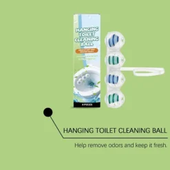 unbranded Hängande Toalettrengöringsboll - Tar Bort Fläckar, Kalk och Lukt - Ingen Skrubbning Krävs - Toalettrengöringsboll för Hushållet