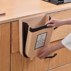 Best Hängande Vikbar Mini Soptunna Liten Hopfällbar Sopbehållare Under Disk Bänkmonterad Vikbar Sopbehållare Mini Sopbehållare