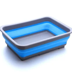 Sale Hopfällbar Diskbalja - Portabel 10 Liters Vattenbehållare Perfekt för Camping, Husvagnar, Utomhusaktiviteter, Kök och Mer