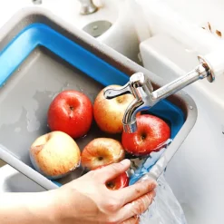 Sale Hopfällbar Diskbalja - Portabel 10 Liters Vattenbehållare Perfekt för Camping, Husvagnar, Utomhusaktiviteter, Kök och Mer