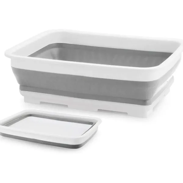 New Hopfällbar Diskbänk - Perfekt för Camping