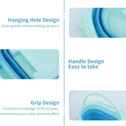 New Hopfällbar Köksavfallskorg Dörr Köksväggmonterad Papperskorg C,ZQKLA