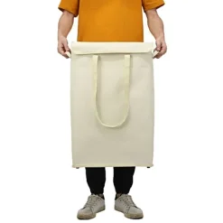 Discount Hopfällbar smutstvättkorg hopfällbar korg papperskorg med lock tvättförvaringskorgar tvättkorg svart