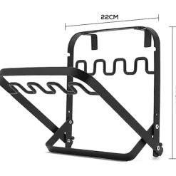Hopfällbar soppåshållare, bärbar soppåshållare, hopfällbar