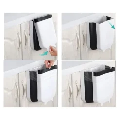 New Hopfällbar Soptunna / Hängande Korg - För bioavfall 8L_QQ