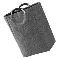 Hot Hopfällbar Tvättkorg, Vikbar Tvättkorg, Ihopfällbar Smutsig Tvättkorg Mörkgrå 0.4