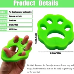 Online Hårborttagare för husdjur för tvätt, 4 st tvättmaskin för husdjurshår, återanvändbar tvättmaskin för hårborttagning, hundhårborttagare