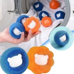 Sale Hårborttagare för tvättmaskin, tvättmaskin för husdjurshår, tvättmaskin för hårborttagning, tvättbollar, torktumlare, hund- och kattpäls, 6 st