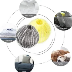 Hårfälla för tvättmaskiner, djurhårsborttagare i tvättmaskinen för att lösa upp päls och kläder, sängkläder, 12 st