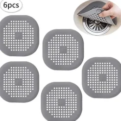 Clearance TrueNorth Hårfångare för avlopp, 6 stycken Hårfångare för avlopp Hårfångare för badkar Hårfångare för diskho Avloppssil Kompatibel med dusch