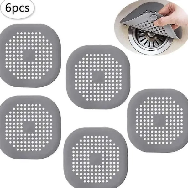 Clearance TrueNorth Hårfångare för avlopp, 6 stycken Hårfångare för avlopp Hårfångare för badkar Hårfångare för diskho Avloppssil Kompatibel med dusch