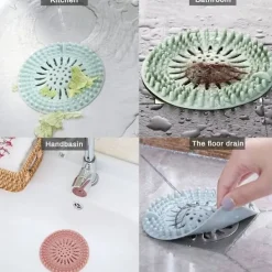 Best Hårfångare Hållbar Silikon Hårfångare Dusch Avloppsskydd Ea,A