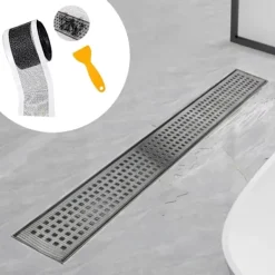 Best Hårfångare, Självhäftande engångsfilter för badrum, kök, golvbrunn, hårfångarfilter för duschbrunn, förhindrar blockering i köket