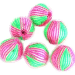 Best Generic Hårfångare, Tvättbollar för Tvättmaskin 6-Pack one size Grön