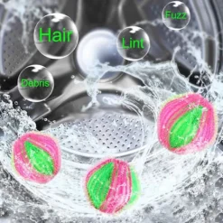 Best Generic Hårfångare, Tvättbollar för Tvättmaskin 6-Pack one size Grön