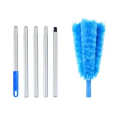 Clearance Hörnborste för rengöring av räcken, återanvändbar dammborste för ventilationskanaler för hemstädning 5 segment