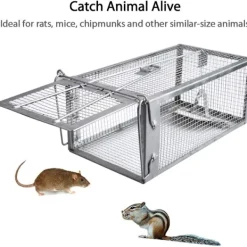 Outlet Human Moshälla Fångstbur för Råttor och Möss, Inomhus och Utomhus