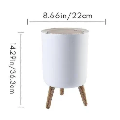 Hushåll med lock Press Vardagsrum Toalett Badrum Kök Nordisk Stil Högfot Imitation Trä G