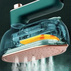 Sale Hushålls mini elektrisk ångstrykjärn Bärbar våt och torr strykmaskin Roterande handhållen plaggstrykmaskin