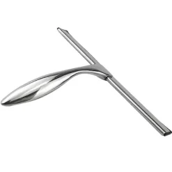 Hot Hushålls Rostfritt Stål Glasrakel Badrumsrakel för Duschdörr Glas Kakelskrapa Gummi Vattenrengörare